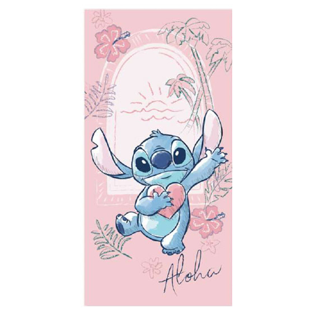 Πετσέτα Θαλάσσης Microfiber Stitch Aloha Ροζέ 70 X 140 70 x 140 cm