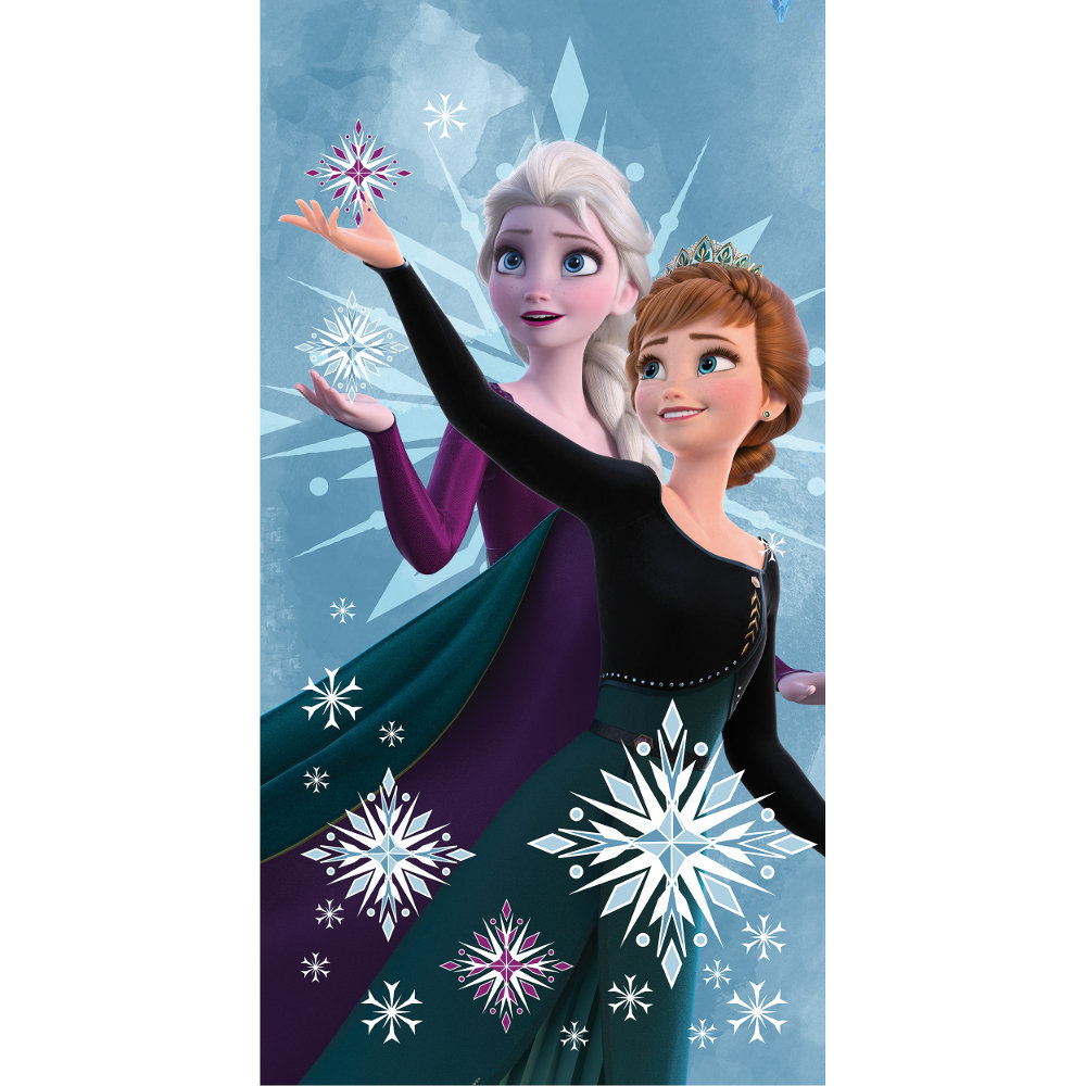 Πετσέτα Θαλάσσης Βαμβακερή Βελούδινη Frozen 320gsm Τυρκουάζ 70 X 140 70 x 140 cm