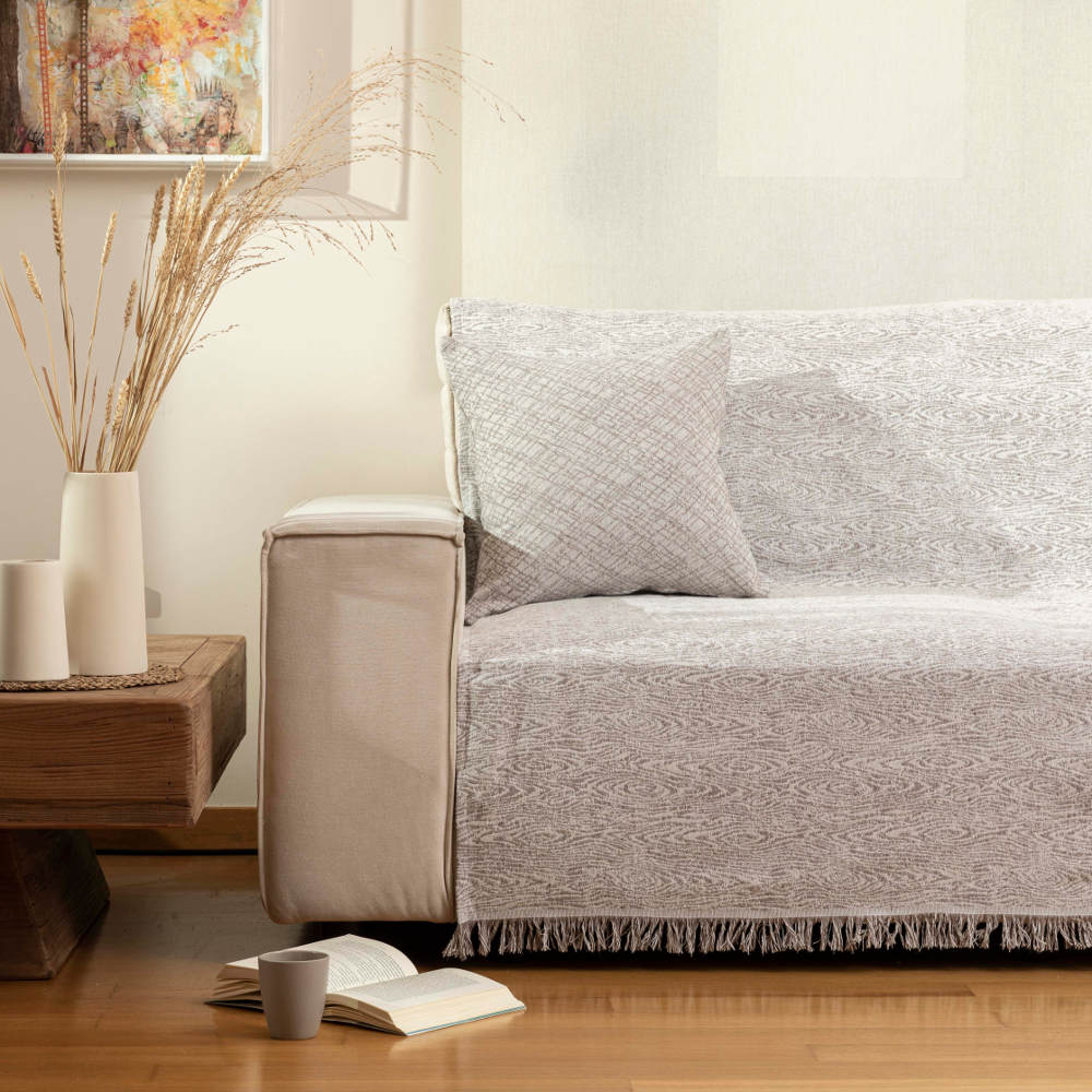 Ριχτάρι Βαμβακερό Τετραθέσιο Forest Σπαγγί ΤΕΤΡΑΘΕΣΙΟ 180 x 350 cm