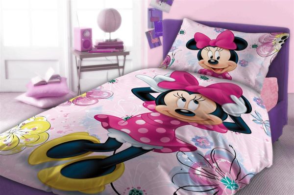 Σεντόνια Σετ 2 τεμ Disney Home Minnie 852 160X240 Pink 100% Cotton-54162123001