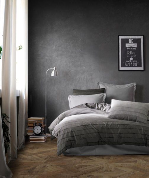 Παπλωματοθήκη Εμπριμέ Shades of Grey 485 160X240 Grey 70/30 Cott/Pol-33310823054