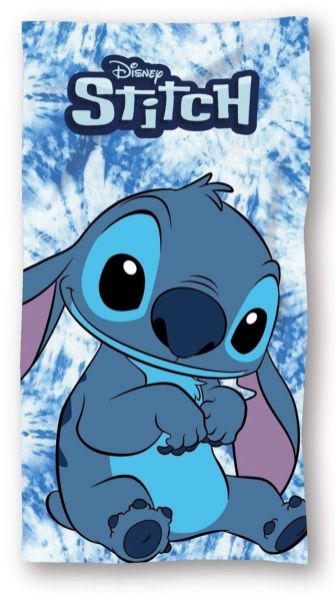 Πετσέτα Θαλάσσης Quick Dry Disney Home Lilo & Stitch 06 70X140 Sky Blue 100% Microfiber-54460912007