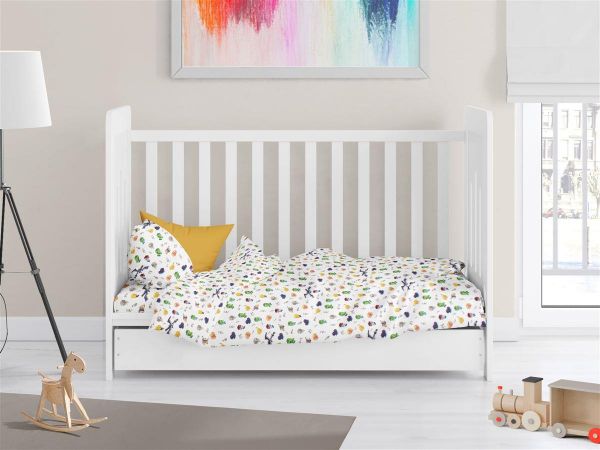 Πάπλωμα Εμπριμέ bebe Minecraft 565 120X160 White-Multi 100% Cotton-31111121044