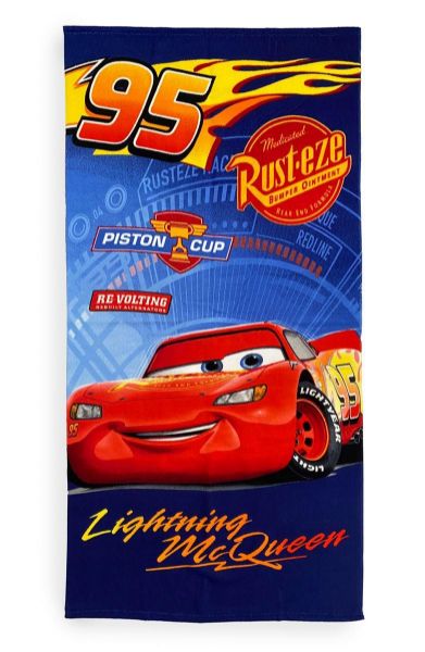Πετσέτα Θαλάσσης Quick Dry Disney Home Cars 38 70X140 Blue 100% Microfiber-54460912001
