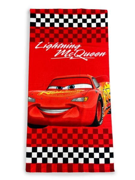 Πετσέτα Θαλάσσης Quick Dry Disney Home Cars 21 70X140 Red 100% Microfiber-54460912002