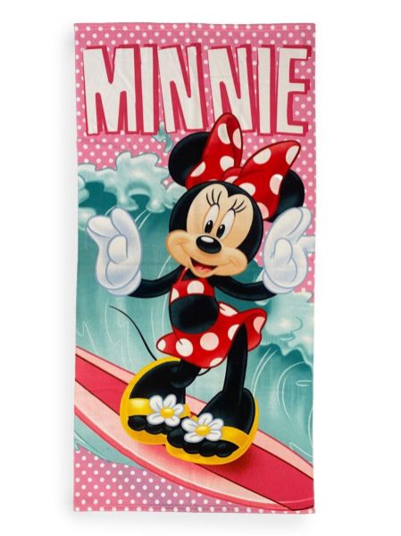 Πετσέτα Θαλάσσης Quick Dry Disney Home Minnie 36 70X140 Turquoise 100% Microfiber-54460912013