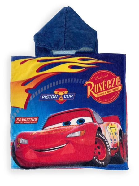 Πόντσο Θαλάσσης Quick Dry Disney Home Cars 23 50X100 Blue 100% Microfiber-54463144001