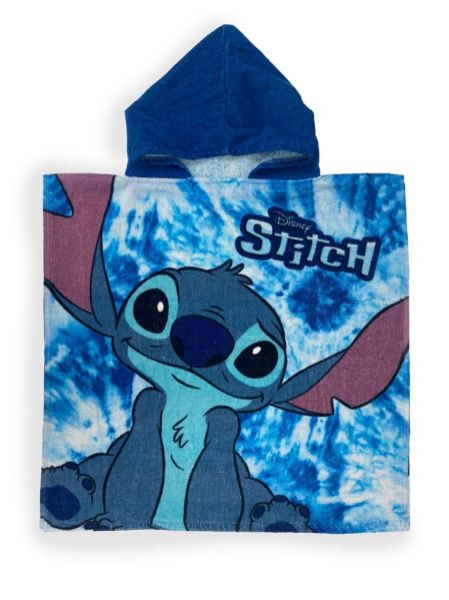 Πόντσο Θαλάσσης Quick Dry Disney Home Lilo & Stitch 35 50X100 Sky Blue 100% Microfiber-54463144005