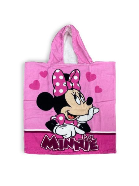 Πόντσο Θαλάσσης Quick Dry Disney Home Minnie 202 50X100 Pink 100% Microfiber-54463144006