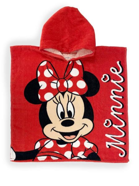 Πόντσο Θαλάσσης Quick Dry Disney Home Minnie 203 50X100 Red 100% Microfiber-54463144007