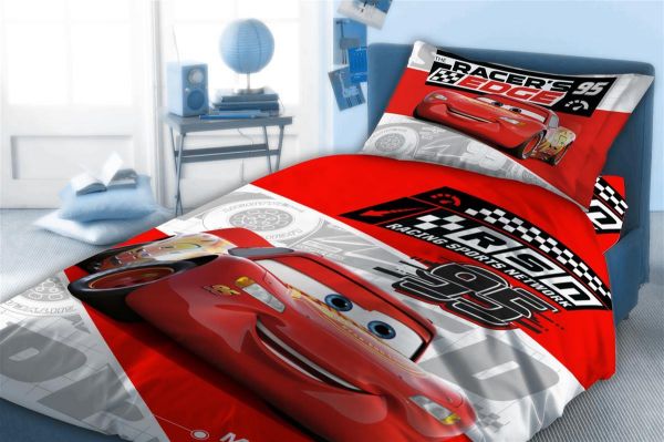 Σεντόνια Σετ 4 τεμ Disney Home Cars 774 160X240 Red 100% Cotton-54162323002