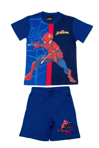 Ρουχαλάκια Καλοκαιρινά Σετ 2 Τεμ. Marvel Spider-Man 100% Cotton Jersey-54164400SM56