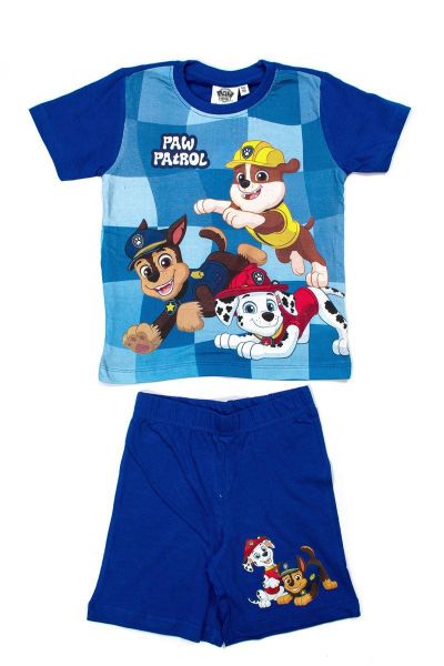 Ρουχαλάκια Καλοκαιρινά Σετ 2 Τεμ. Nickelodeon Paw Patrol 100% Cotton Jersey-54164400PP40