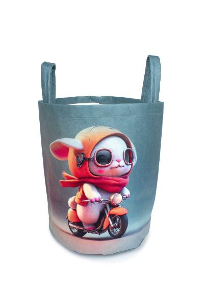 Παιδικό Καλάθι Αποθήκευσης Motorcycle 46 50X30X45 cm Πετρόλ Υφασμάτινο-31463608018