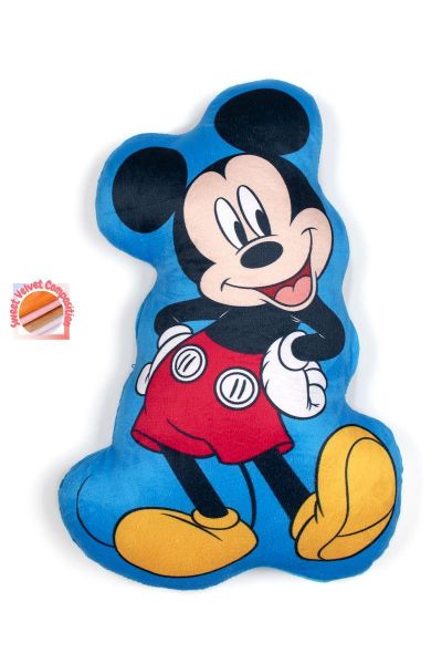Μαξιλάρι 3D Disney Home Mickey 35cm Sky Blue 100% Velboa-54461702001