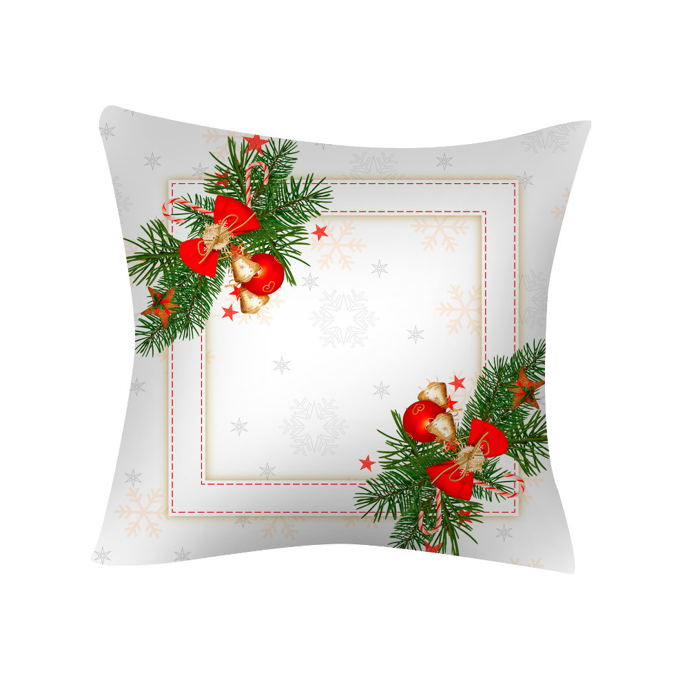 Μαξιλάρι Διακοσμητικό Χριστουγεννιάτικο Xmas Bells Εκρού 45 X 45 45 x 45 cm