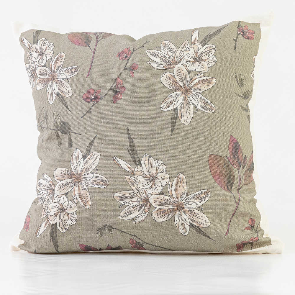 Μαξιλάρι Διακοσμητικό Printed Σχέδιο 74 Εκρού 45 X 45 45 x 45 cm