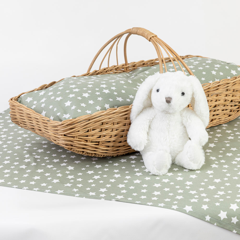 Σεντόνια Λίκνου Σετ Stars Λαδί BEBE (2) 70 x 120 cm