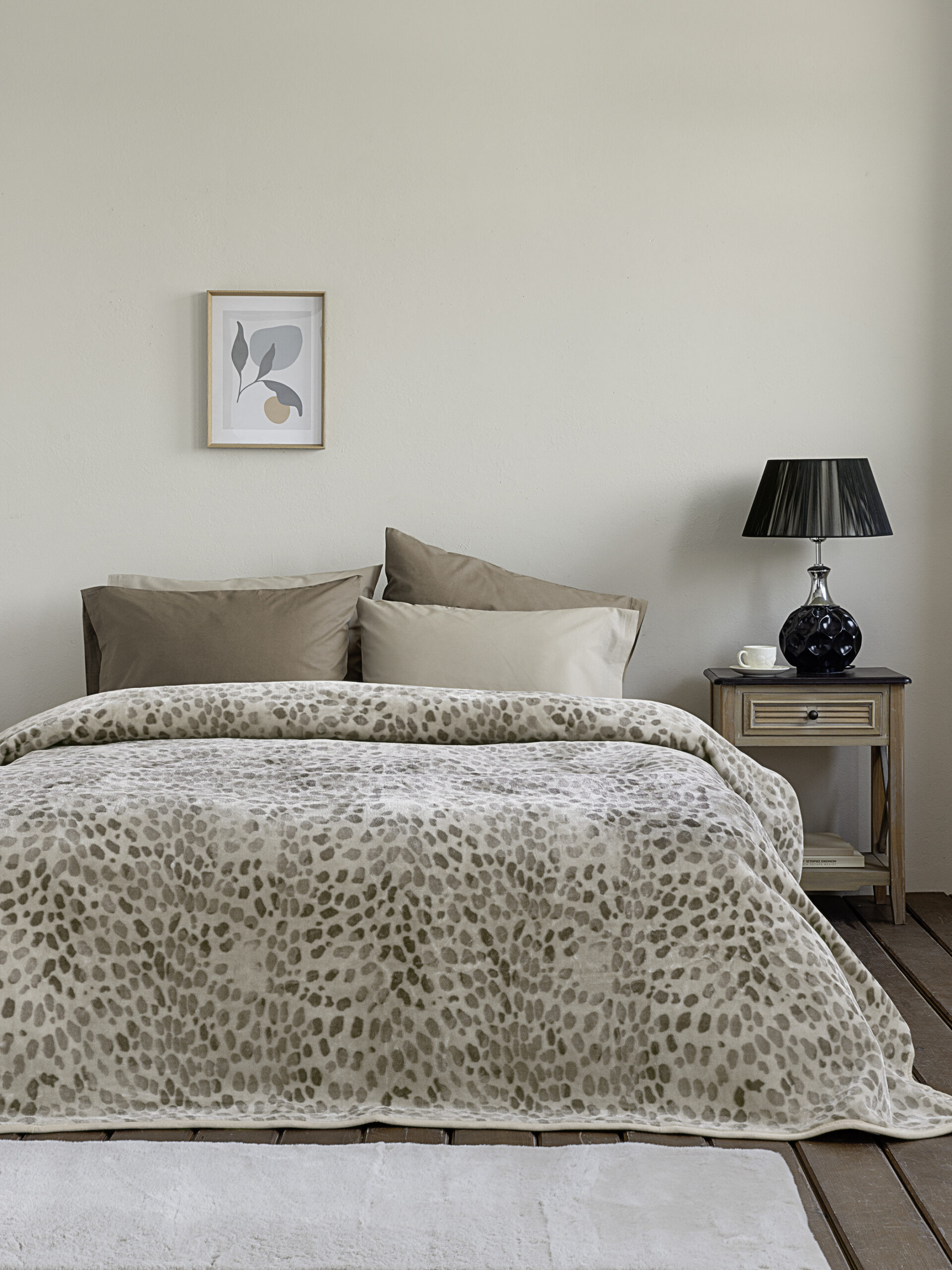 Κουβέρτα Βελουτέ Μονή 160x220 - Sylvan - Nima Home - 5206482141322