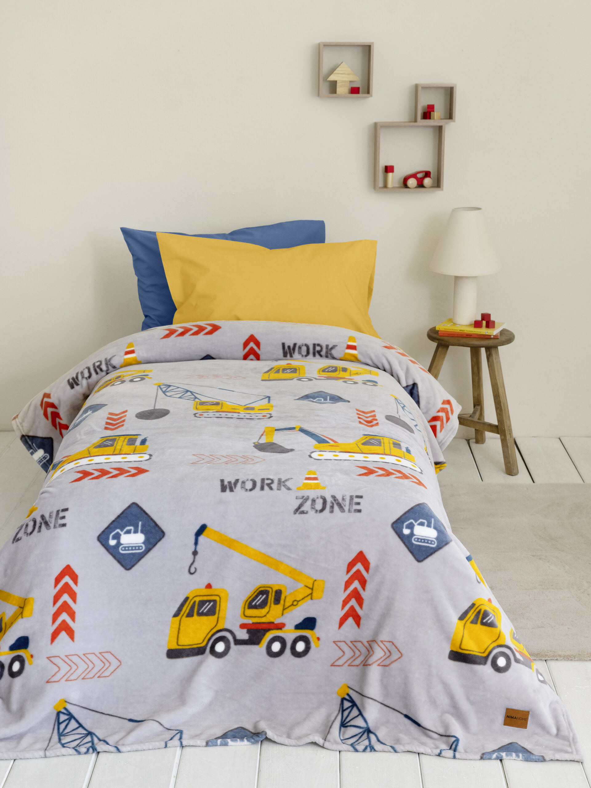 Κουβέρτα Μονή 150x220 - Work Zone - Nima Kids - 5206482141889