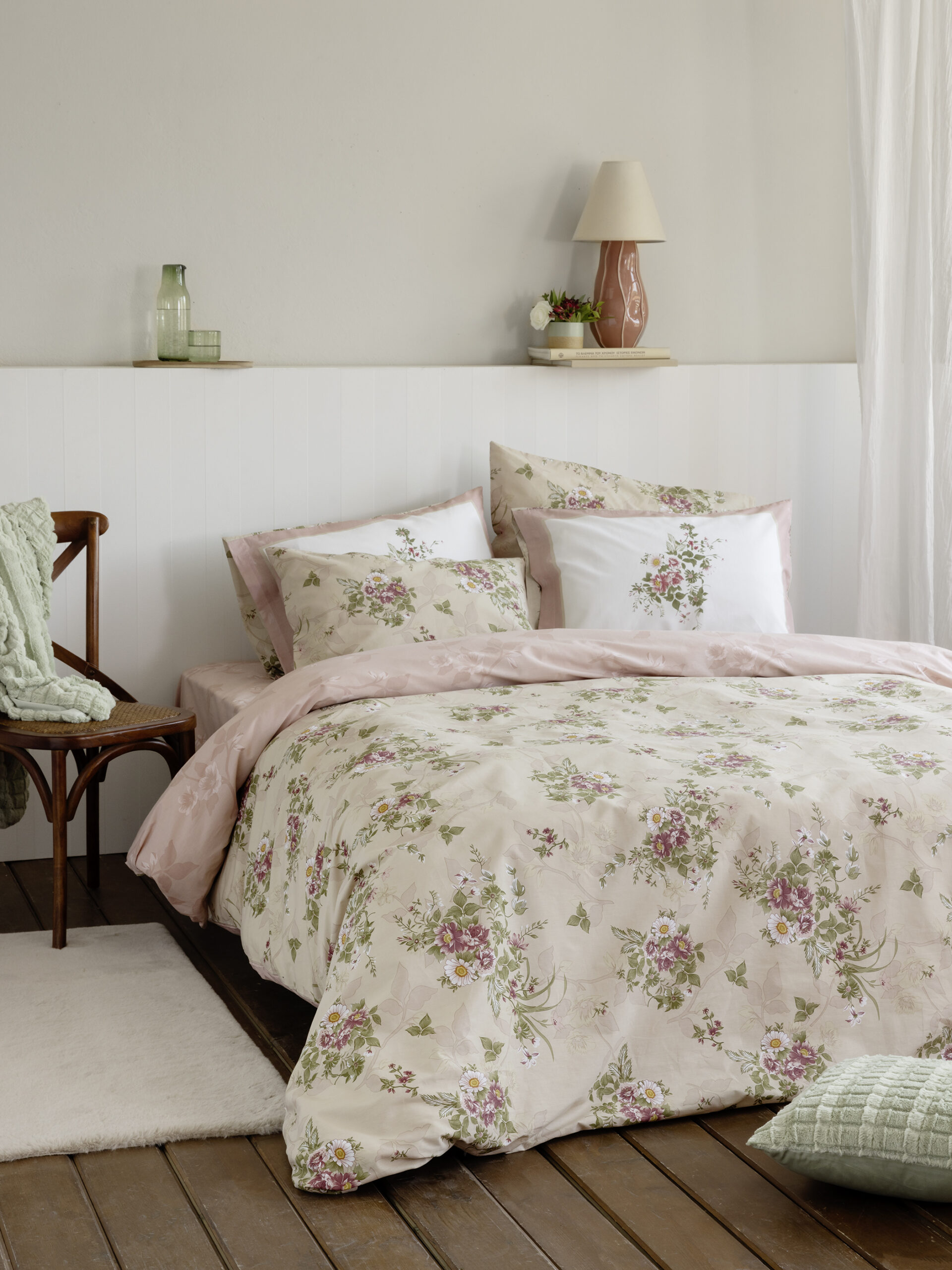 Σετ Παπλωματοθήκη Υπέρδιπλη - Bouquet - Nima Home - 5206482145665