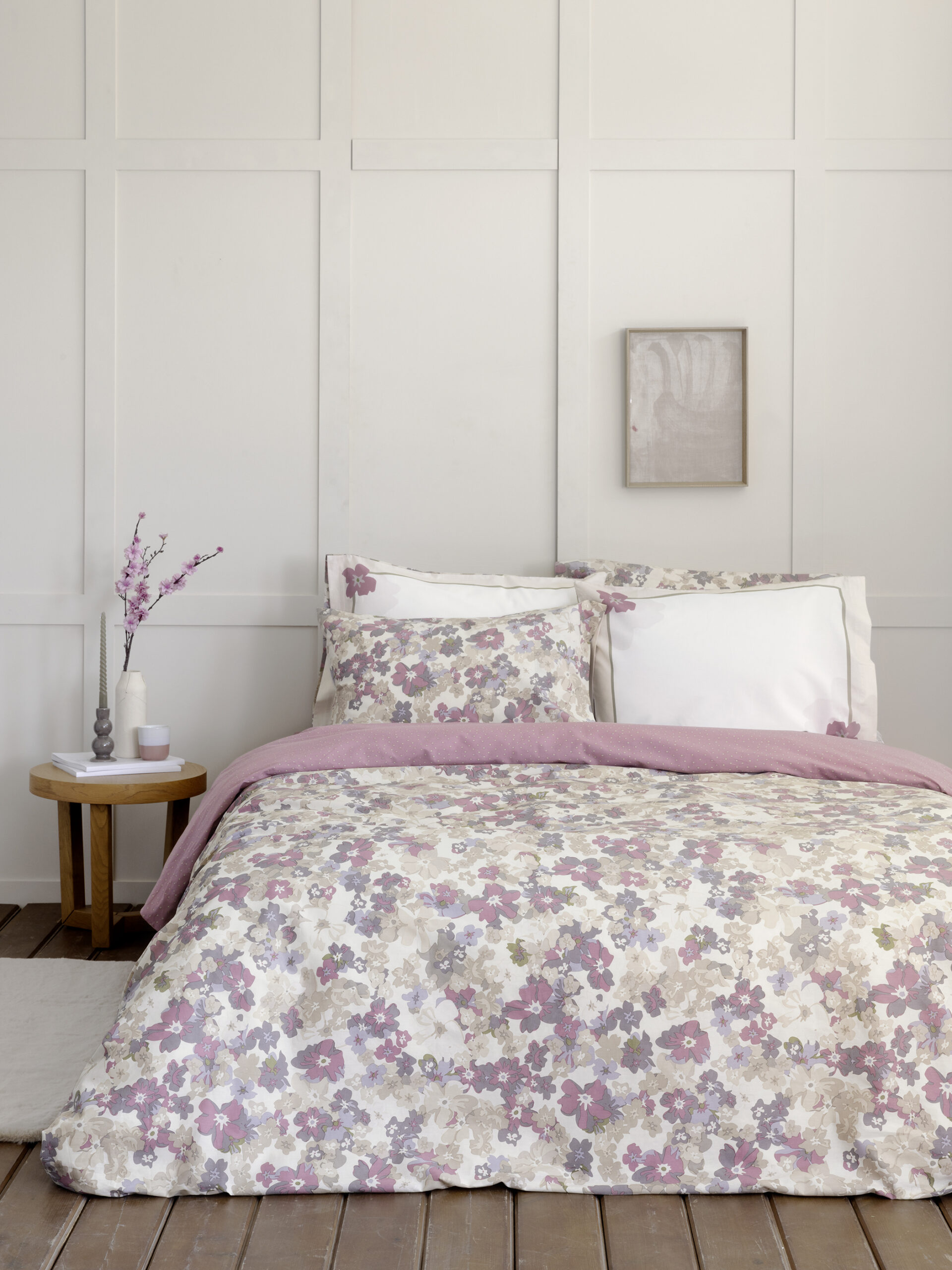 Σετ Σεντόνια Ημίδιπλα - Flora - Nima Home - 5206482145696