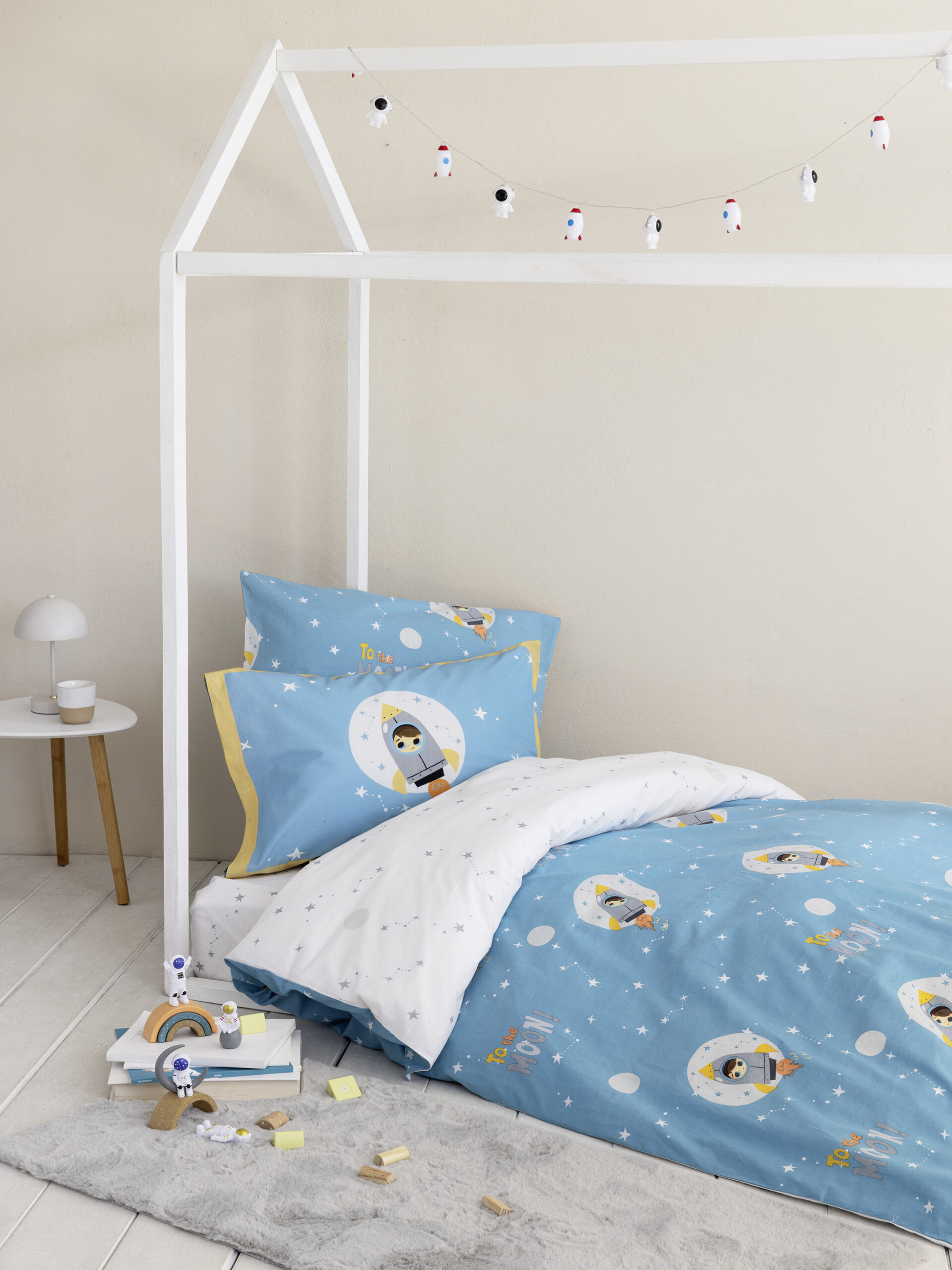 Σετ Σεντόνια Μονά - To the Moon - Nima Kids - 5206482147188