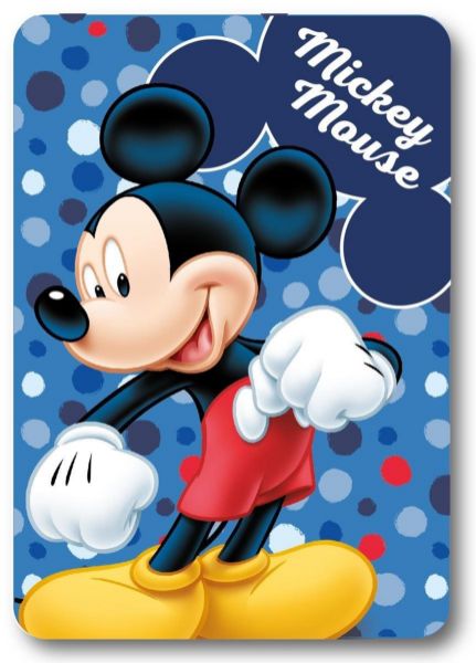 Κουβέρτα Fleece Disney Home Mickey 28 100X140 Blue 100% Polyester-54462527005
