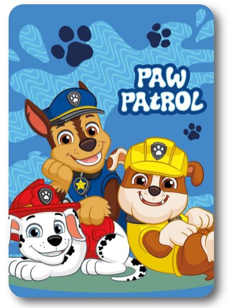 Κουβέρτα Fleece Nickelodeon Paw Patrol 62 100X140 Blue 100% Polyester-54462527006