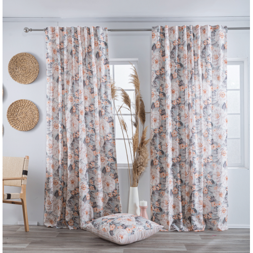 Κουρτίνα (Έτοιμη Ραμμένη) Novelda - 140x275cm