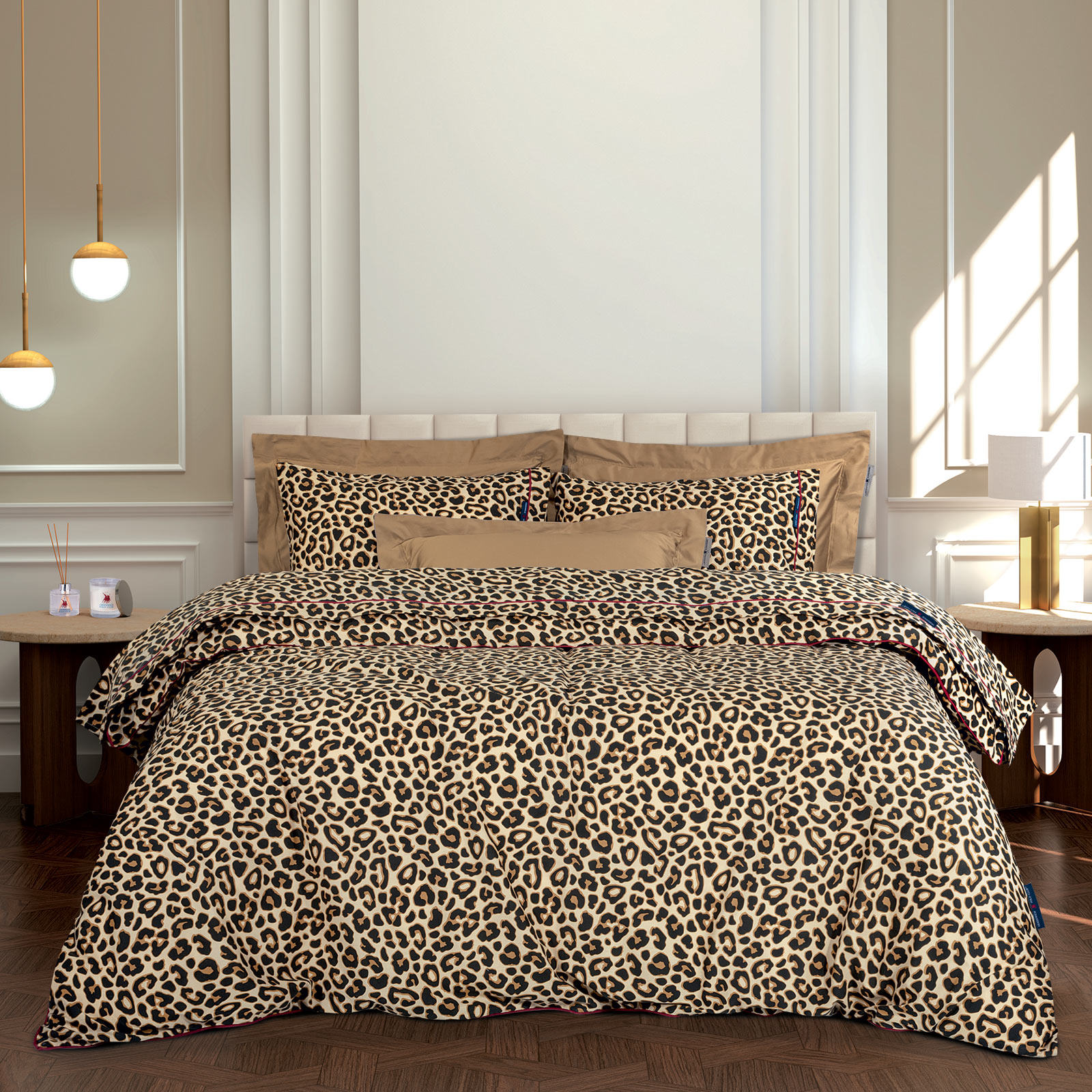 GREENWICH POLO CLUB ΠΑΠΛΩΜΑΤΟΘΗΚΗ ΣΕΤ KING 2218 BEIGE, BLACK, OCHRE-206000302218