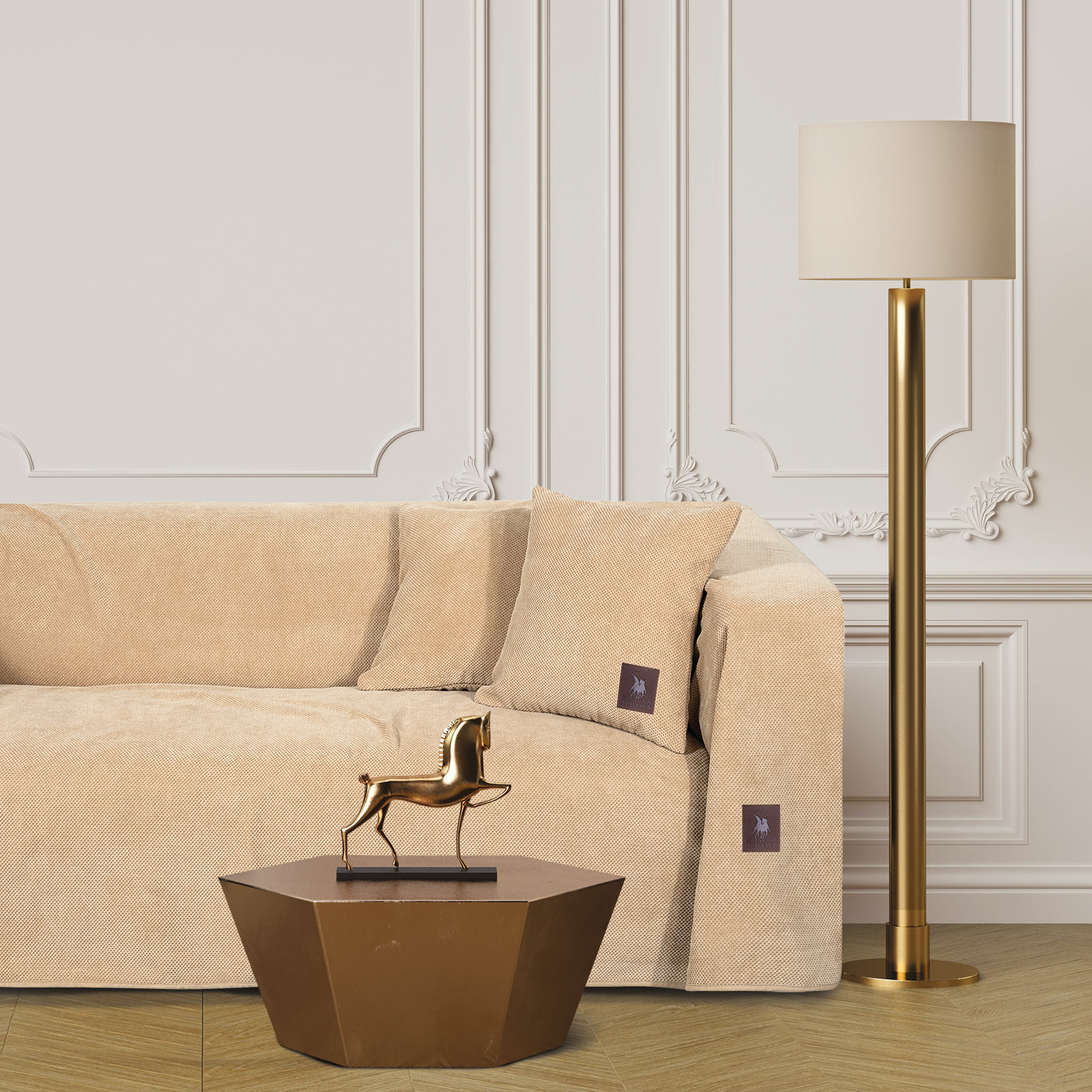 GREENWICH POLO CLUB ΡΙΧΤΑΡΙ 180Χ300 3923 BEIGE-206183003923