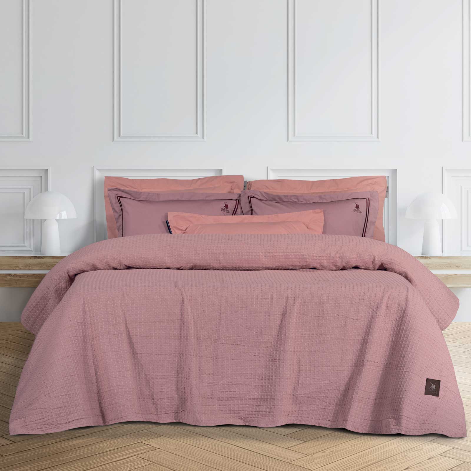 GREENWICH POLO CLUB ΚΟΥΒΕΡΤΑ ΠΙΚΕ 230X250 3402 ΡΟΖ-220577203402