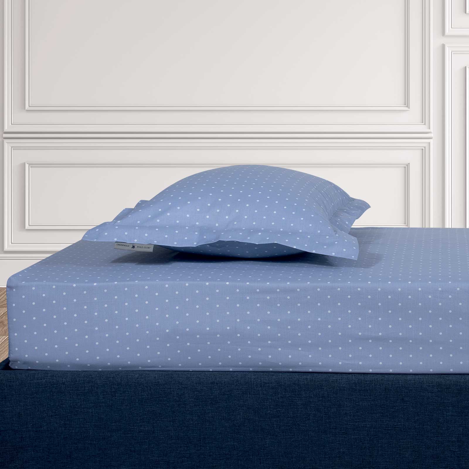 GREENWICH POLO CLUB ΣΕΝΤΟΝΙ ΜΕ ΛΑΣΤΙΧΟ ΔΙΠΛΟ 2503 ΜΠΛΕ-222122002503