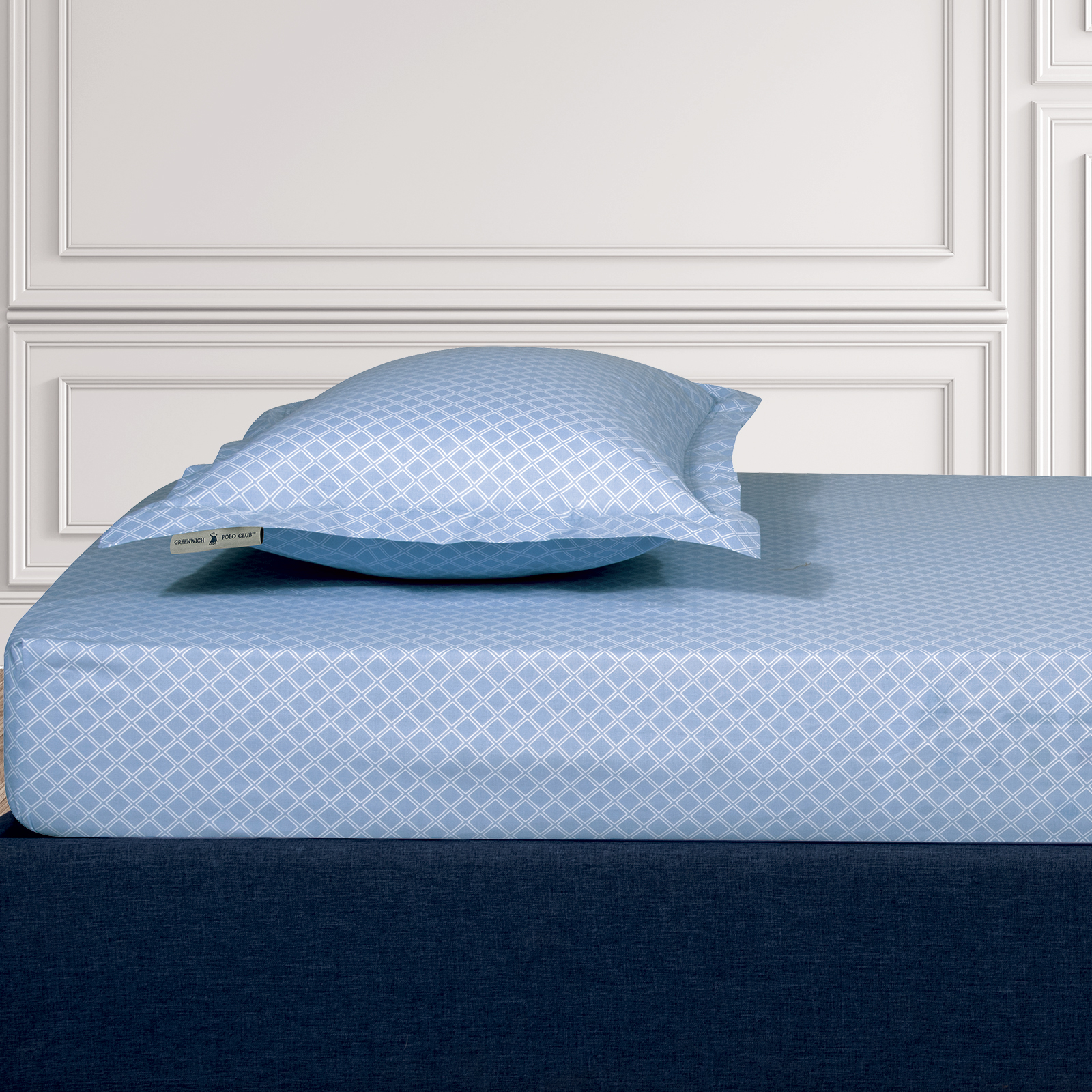 GREENWICH POLO CLUB ΣΕΝΤΟΝΙ ΜΕ ΛΑΣΤΙΧΟ ΔΙΠΛΟ 2511 ΜΠΛΕ-222122002511