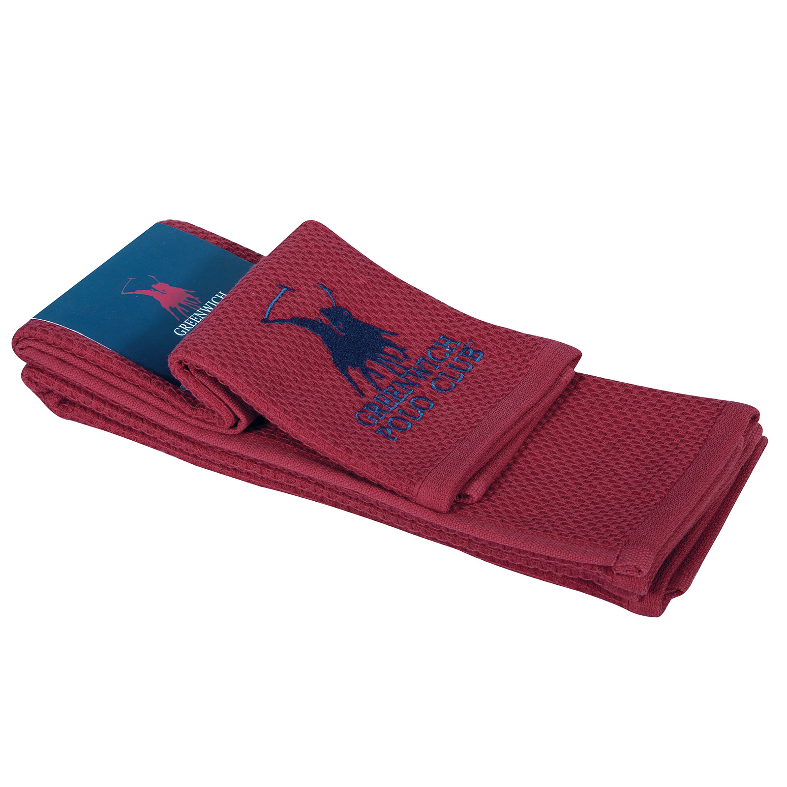 GREENWICH POLO CLUB ΠΕΤΣΕΤΕΣ ΚΟΥΖΙΝΑΣ ΣΕΤ 2TMX 40Χ60 2802 ΚΟΚΚΙΝΟ-227040602802