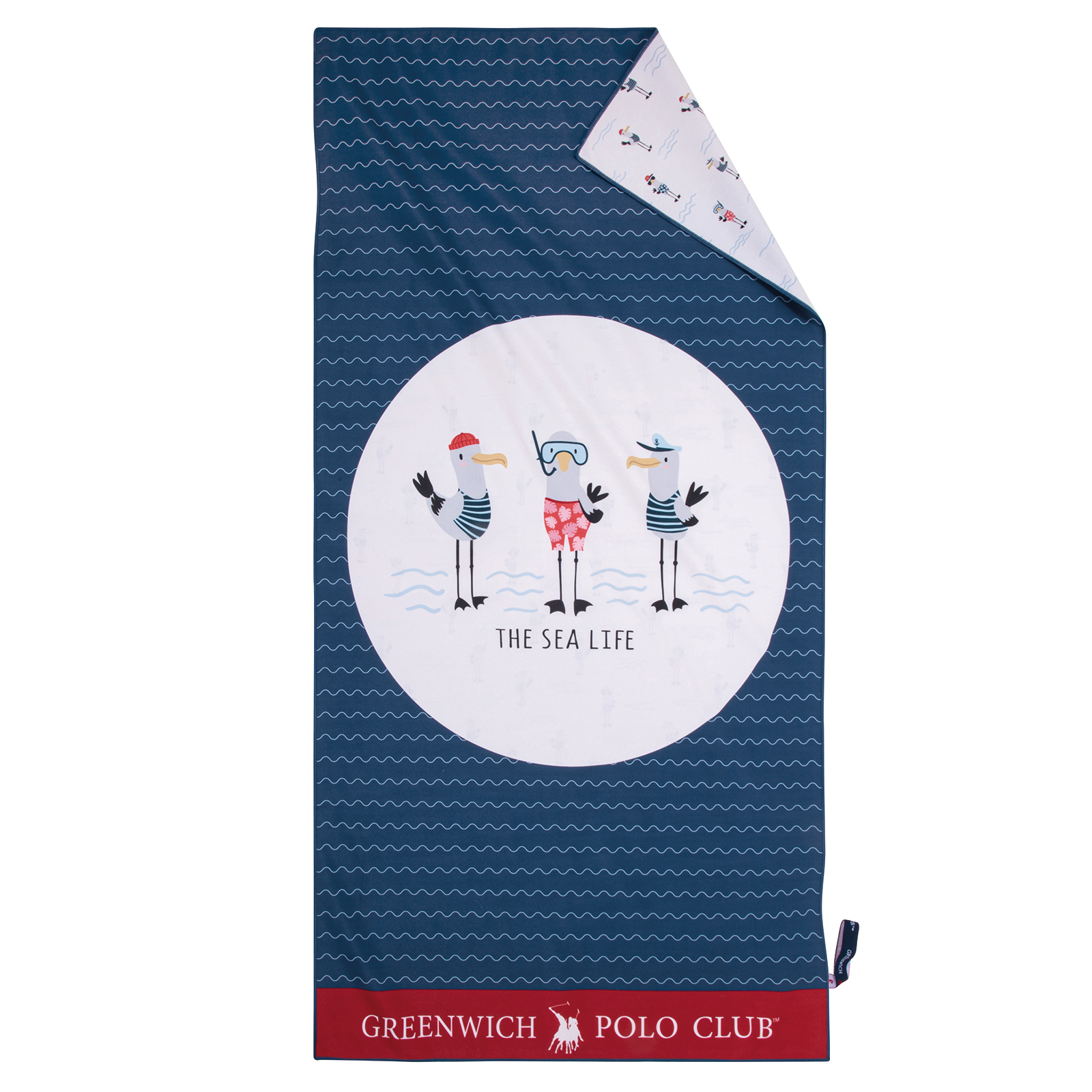GREENWICH POLO CLUB ΠΕΤΣΕΤΑ ΘΑΛΑΣΣΗΣ 70Χ140 3880 ΚΟΚΚΙΝΟ, ΛΕΥΚΟ, ΜΠΛΕ-267701403880