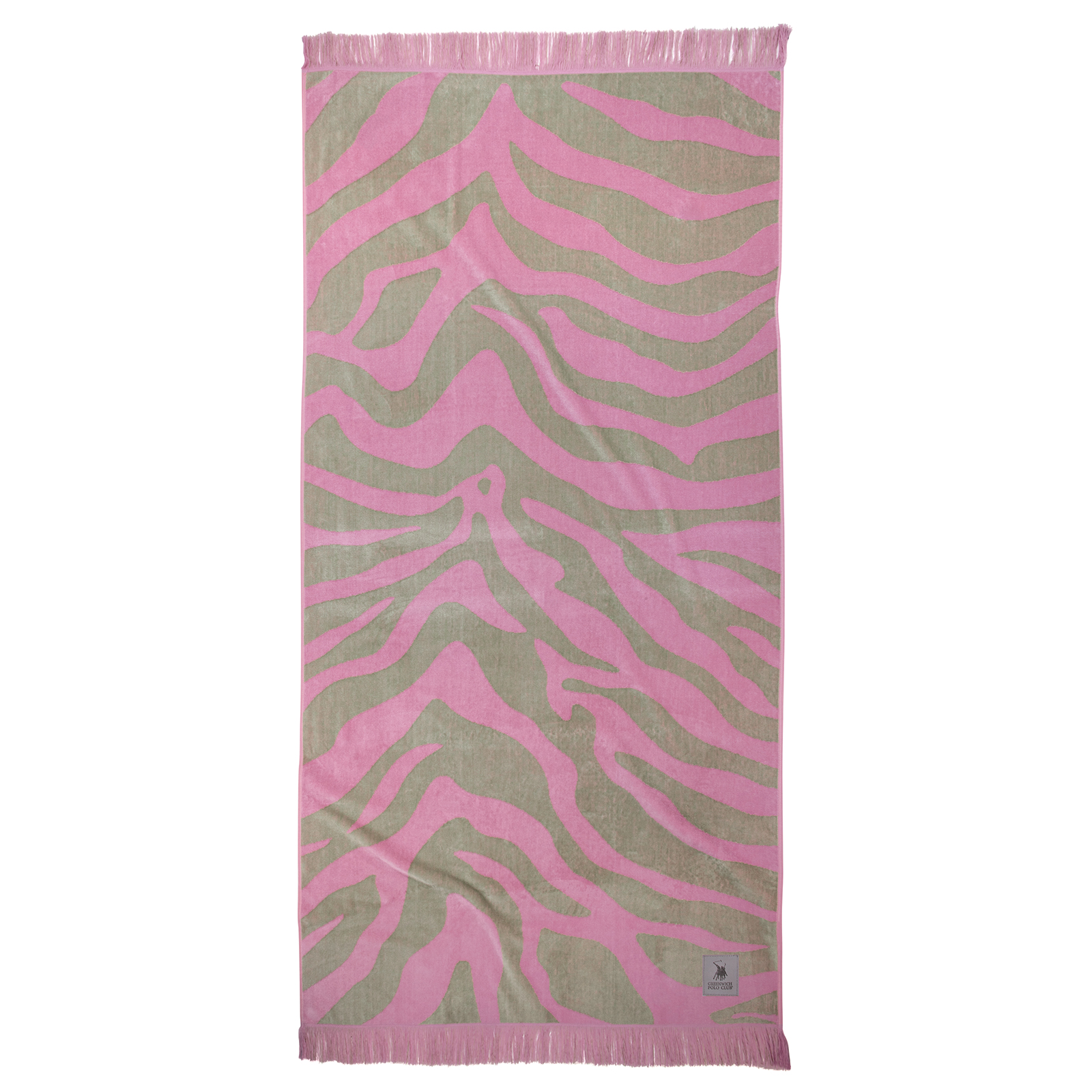 GREENWICH POLO CLUB ΠΕΤΣΕΤΑ ΘΑΛΑΣΣΗΣ 90Χ180 3854 OLIVE, PINK-267901803854