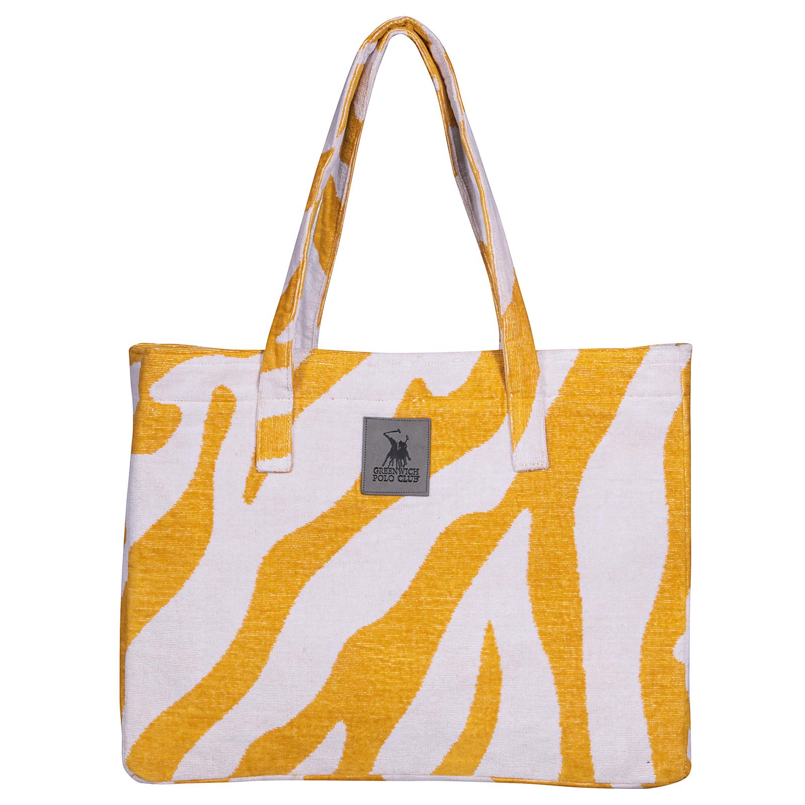 GREENWICH POLO CLUB ΤΣΑΝΤΑ ΘΑΛΑΣΣΗΣ 50Χ38 3741 ΛΕΥΚΟ, ΩΧΡΑ-268503803741