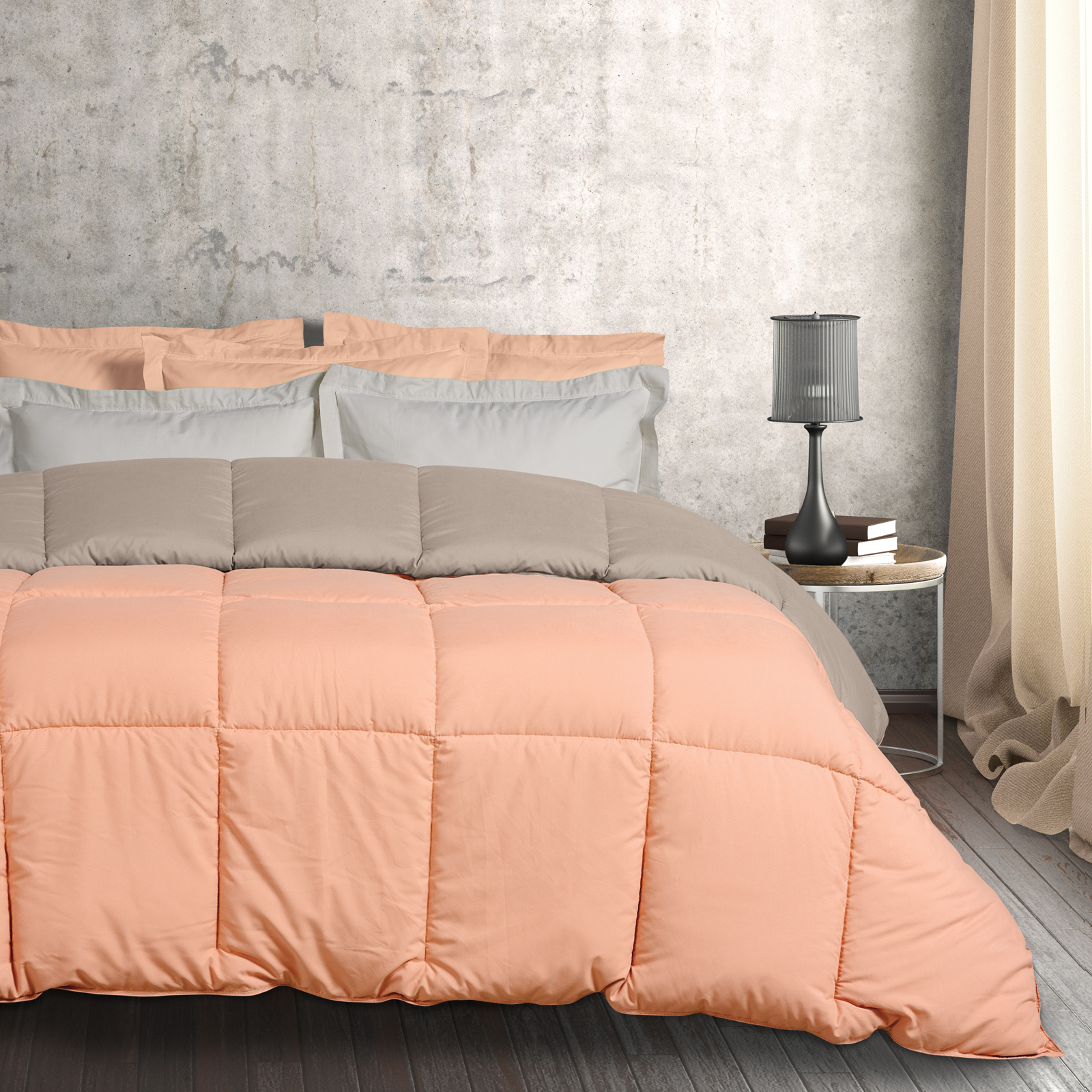 DAS HOME ΠΑΠΛΩΜΑ ΥΠΕΡΔΙΠΛΟ HAPPY 9641 DARK GREY, TERRACOTTA-401909209641