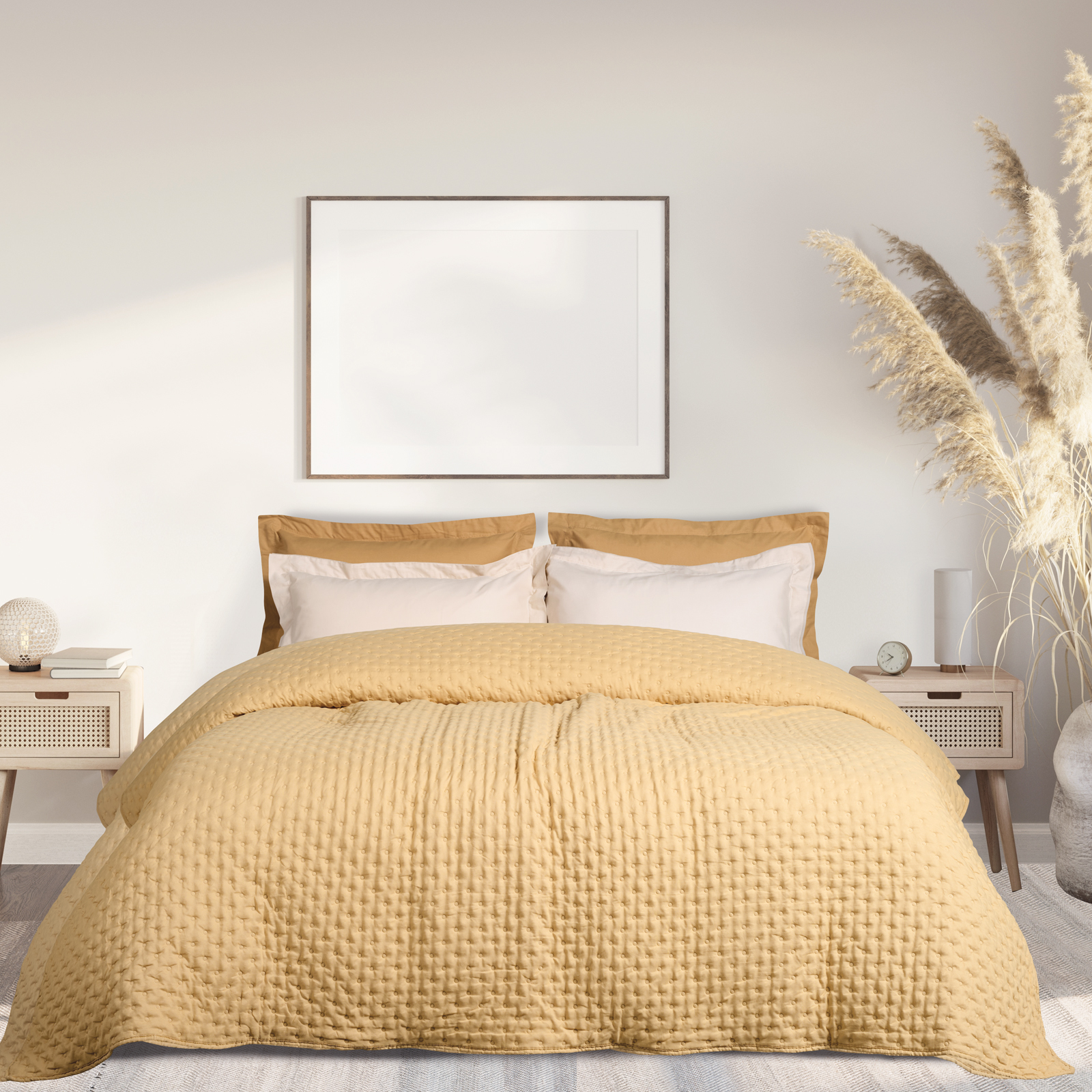 DAS HOME ΚΟΥΒΕΡΛΙ ΜΟΝΟ HAPPY 9631 OCHRE-402080109631