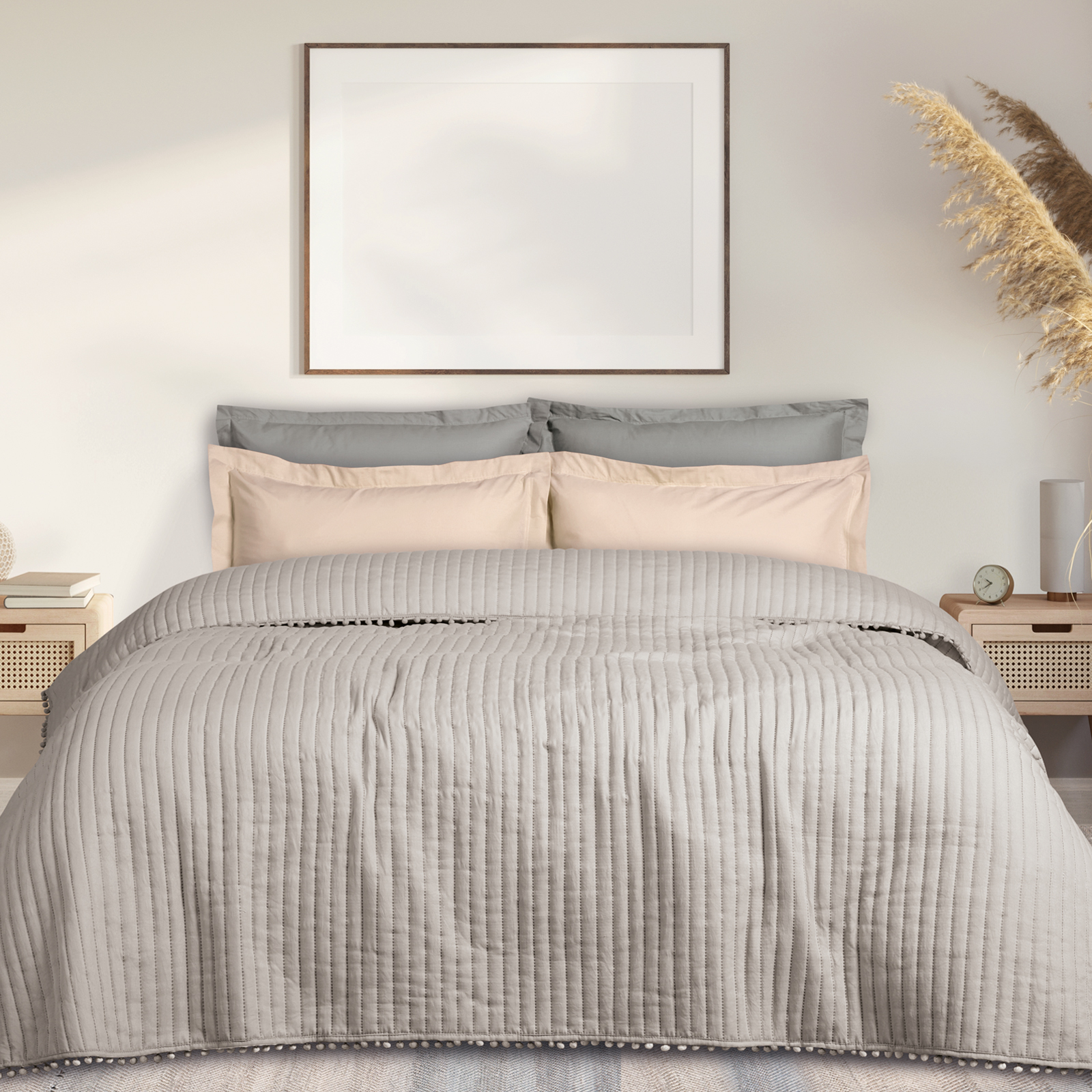DAS HOME ΚΟΥΒΕΡΛΙ ΥΠΕΡΔΙΠΛΟ HAPPY 9625 TAUPE-402080209625