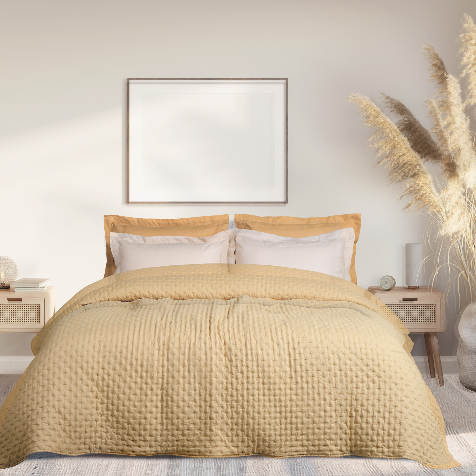 DAS HOME ΚΟΥΒΕΡΛΙ ΥΠΕΡΔΙΠΛΟ HAPPY 9631 OCHRE-402080209631