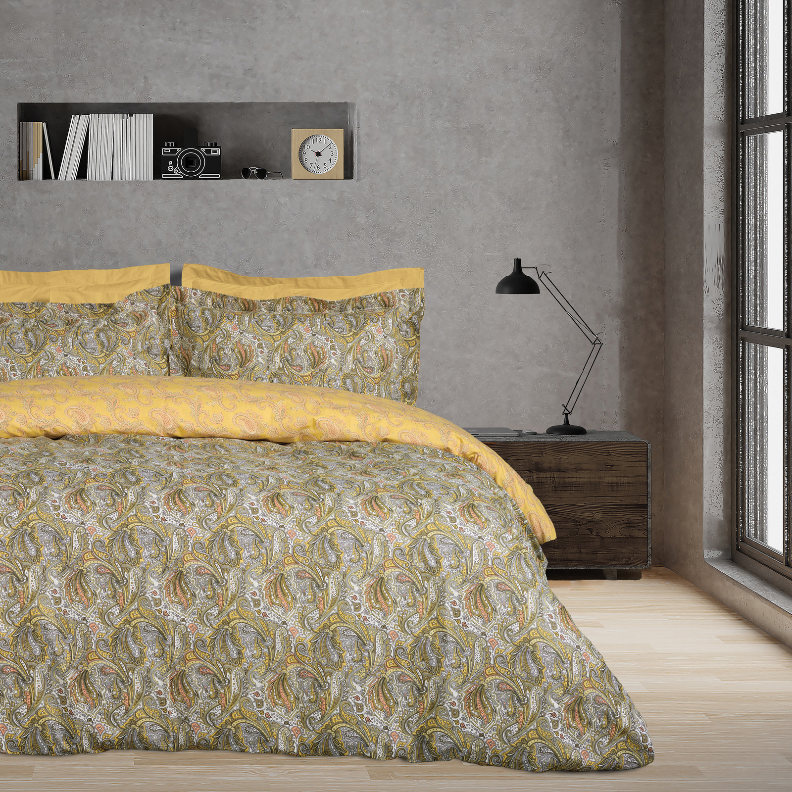 DAS HOME ΣΕΤ ΠΑΠΛΩΜΑΤΟΘΗΚΗ ΜΟΝΗ HAPPY 9651 IVORY, OCHRE, TAUPE-406009109651