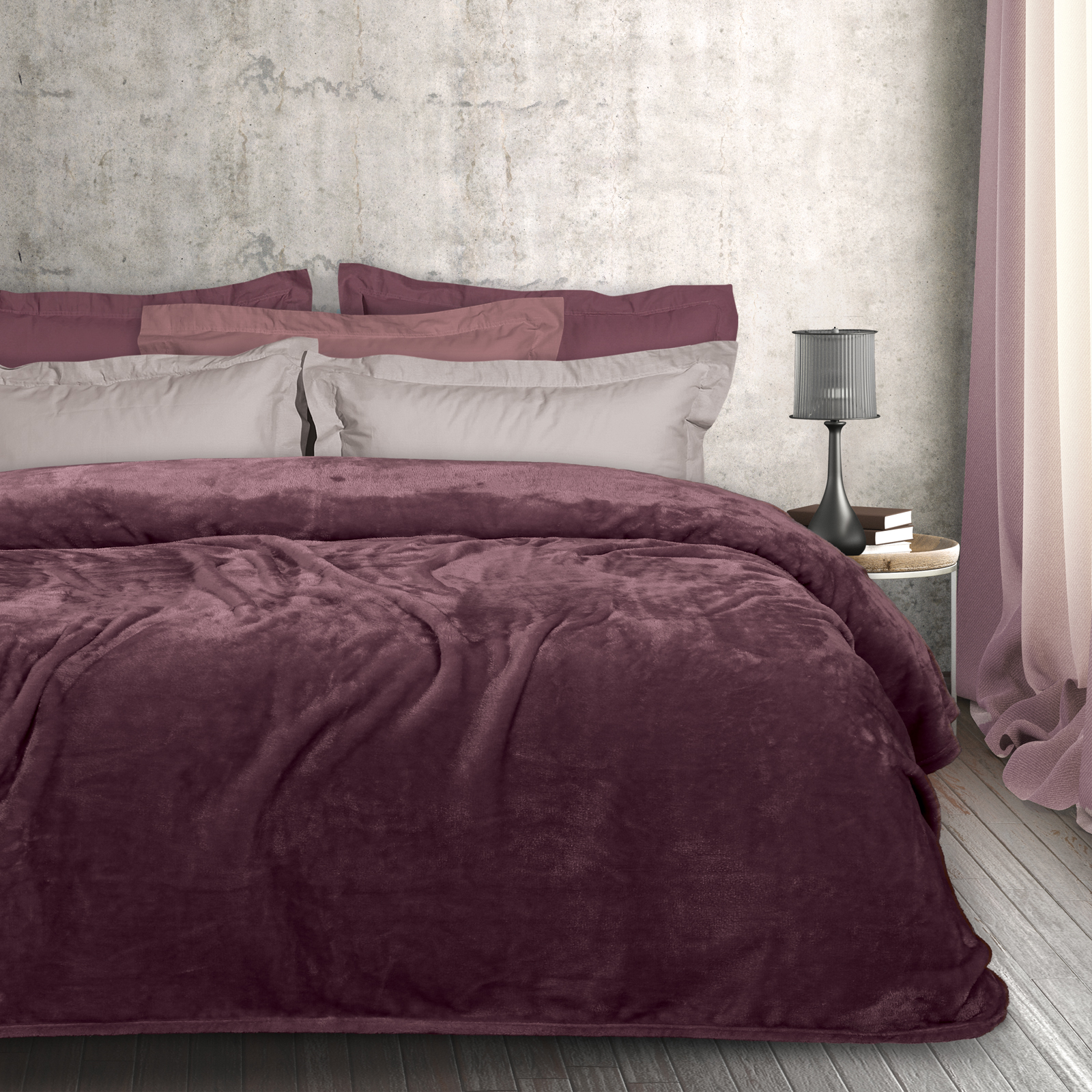 DAS HOME ΚΟΥΒΕΡΤΑ VELOUR ΥΠΕΡΔΙΠΛΗ 1347 ΡΟΔΙ-420577721347