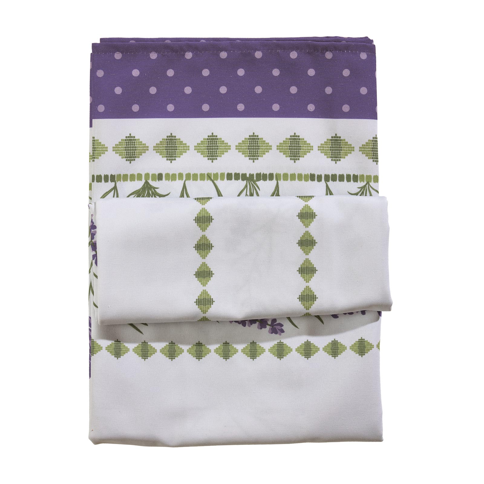 DAS HOME ΤΡΑΠΕΖΟΜΑΝΤΗΛΟ 140Χ220 0722 ΛΕΥΚΟ, ΜΩΒ, ΠΡΑΣΙΝΟ-426414100722