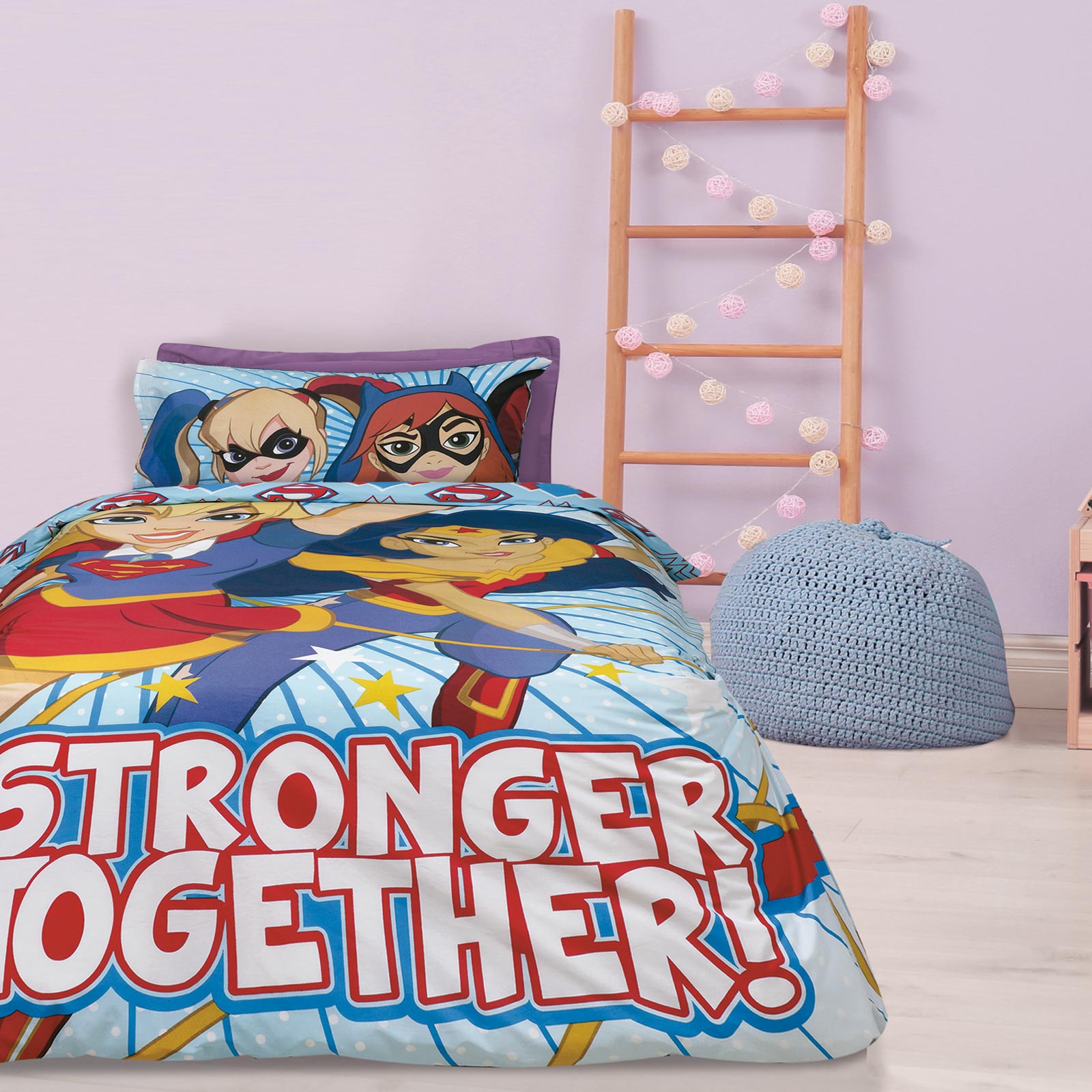 SUPER HERO GIRLS 5005 ΣΕΤ ΣΕΝΤΟΝΙΑ ΜΟΝΑ ΓΑΛΑΖΙΟ, ΚΟΚΚΙΝΟ-502109105005