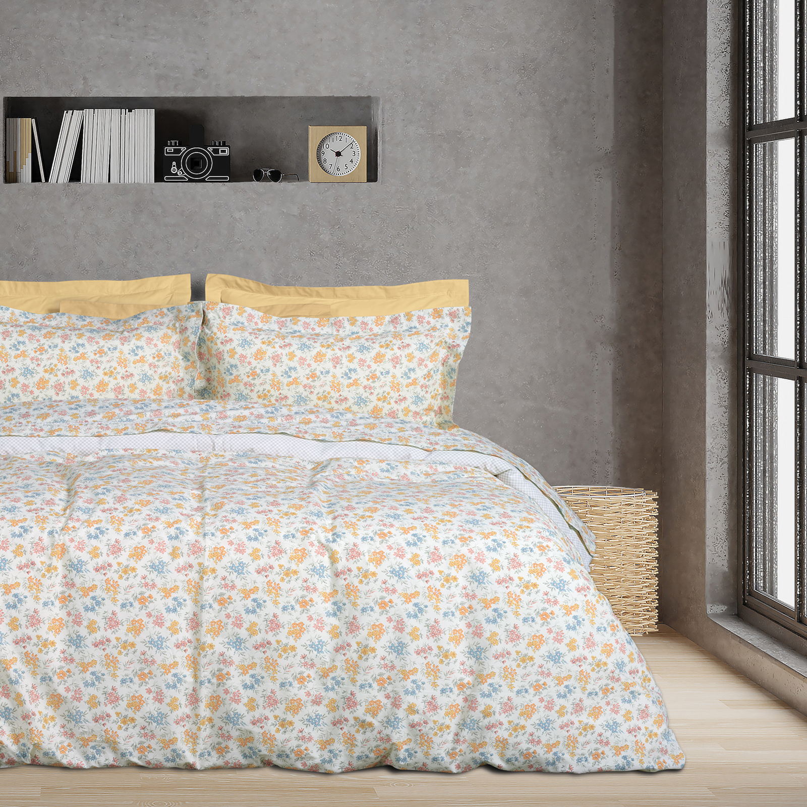 DAS HOME ΣΕΤ ΣΕΝΤΟΝΙΑ ΥΠΕΡΔΙΠΛΑ DAILY 3001 CREAM, MINT, SALMON-502109203001