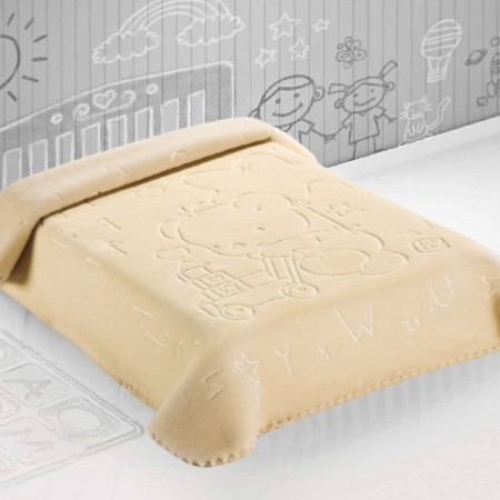 ΚΟΥΒΕΡΤΑ ΙΣΠΑΝΙΑΣ ΚΟΥΝΙΑΣ 110X140 BELPLA STER 521 BEIGE-Κ238470