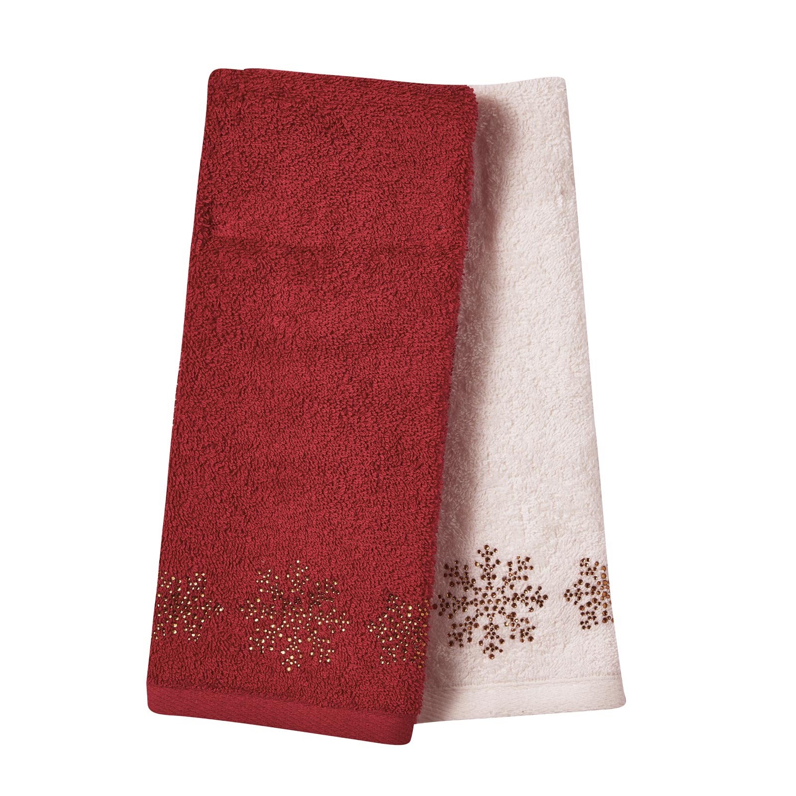 DAS HOME CHRISTMAS ΠΟΤΗΡΟΠΑΝΑ ΣΕΤ 2ΤΜΧ 40X60 0704 IVORY, RED-527040600704